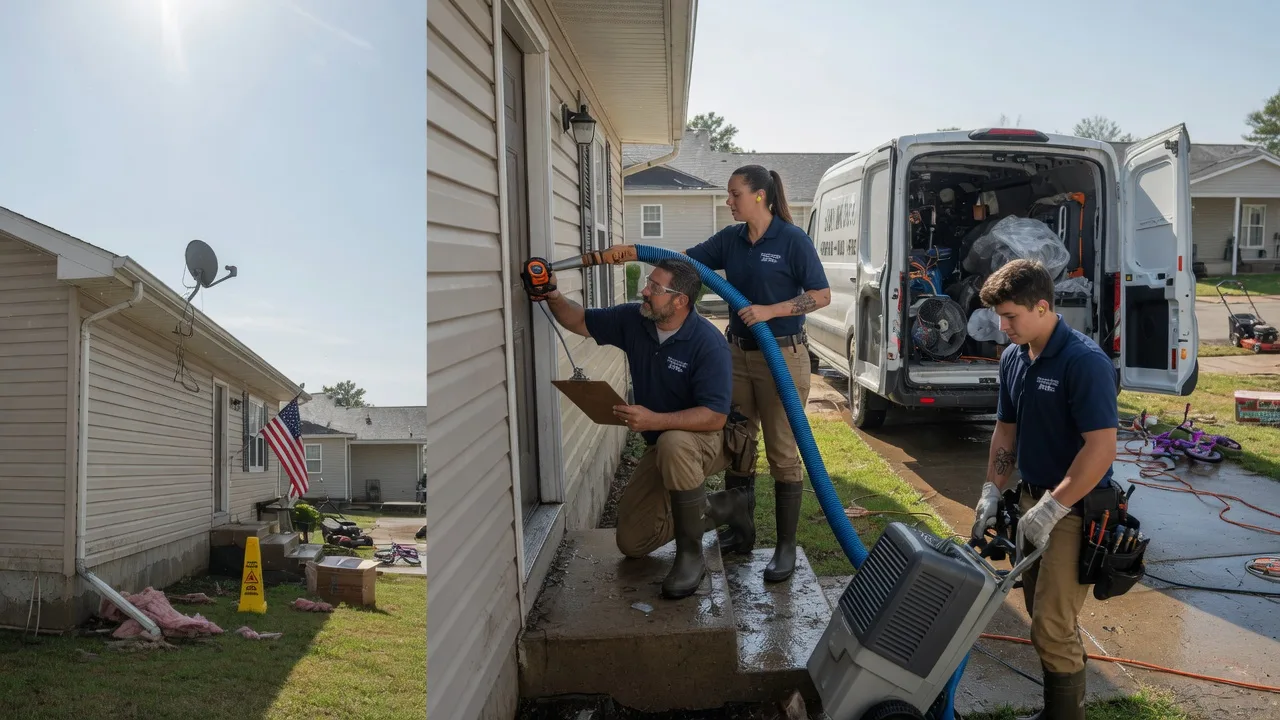 Ceiling Water Damage Restoration in Greeley, NE near me